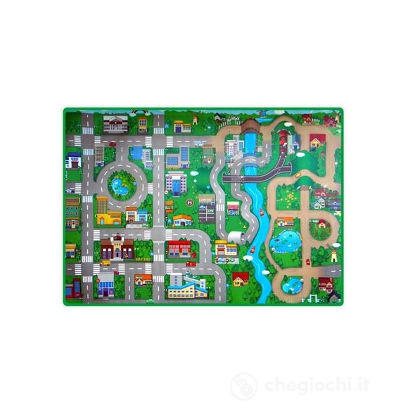 Tappeto Arrotolabile Città 175x120x0,3 Con Macchinina (705000211)