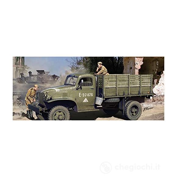 1/35 1,5t 4x4 G7107 Cargo Truck w/Wooden Body (MA35386)