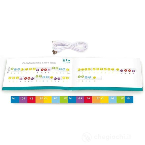 Piano impara con le luci con sgabello (E0629)