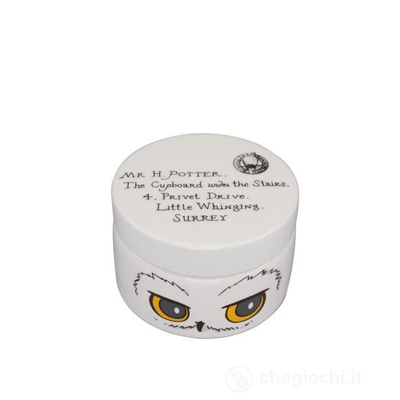 Harry Potter Hedwig (Box Round Ceramic 6 Cm / Scatola Rotonda Ceramica)