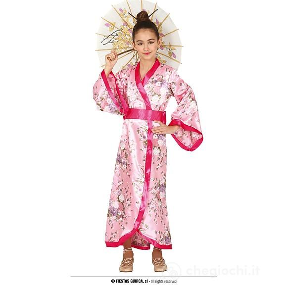 Costume Giapponese Kimono 10-12 Anni (77463)