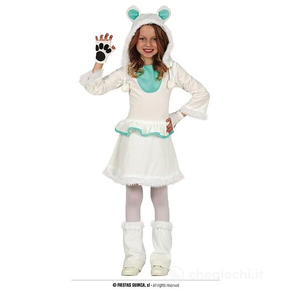 Costume Orso Polare Bambina 3-4 Anni (77464)