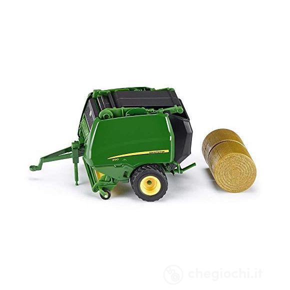 Rimorchio trattore John Deere Pressaballe 1:32 (2465)