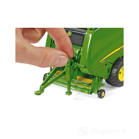 Rimorchio trattore John Deere Pressaballe 1:32 (2465)