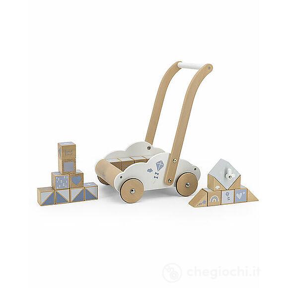 Carrello Primi Passi - Azzurro