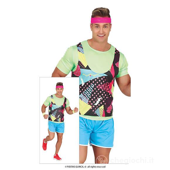 Costume 80s Gymnast Adulto 54 - 56  (Xl) (86470)