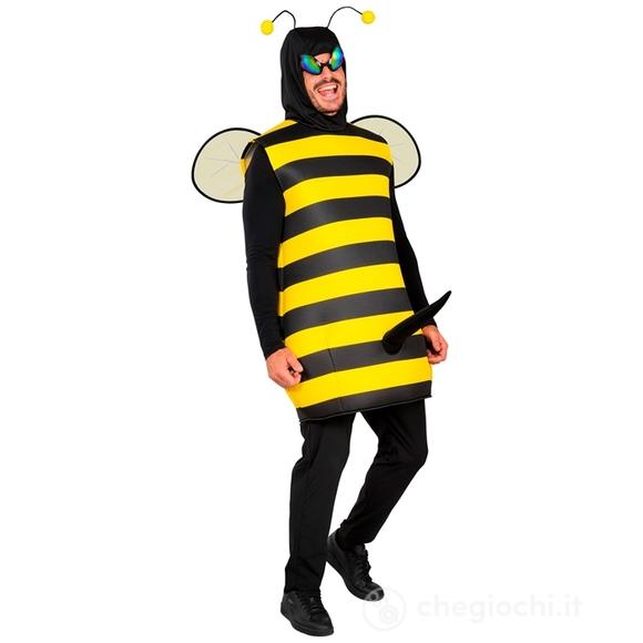 Ape Pungigliona (casacca con cappuccio, ali, occhiali) M - Costume Adulto Uomo - Animali, Sexy Fun, Funny