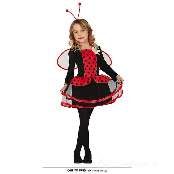 Costume Coccinella Bambina 5-6 Anni (77473)