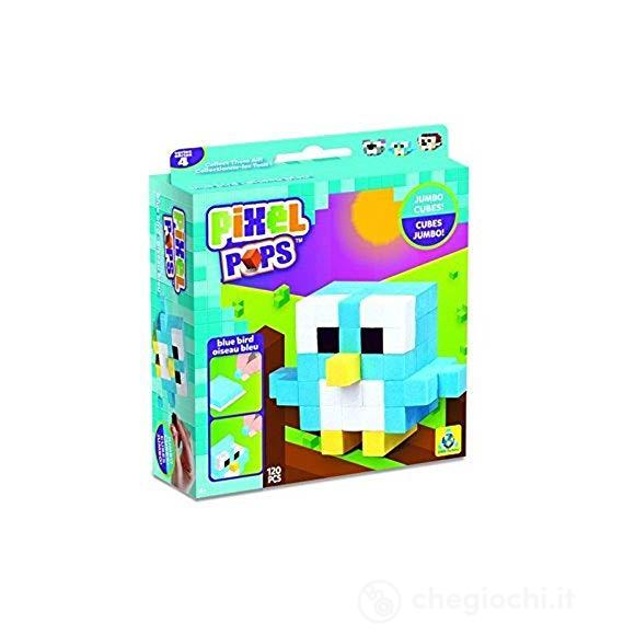 Pixelpops Uccellino Blu