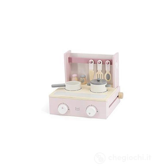 Cucina Legno Pieghevole Rosa