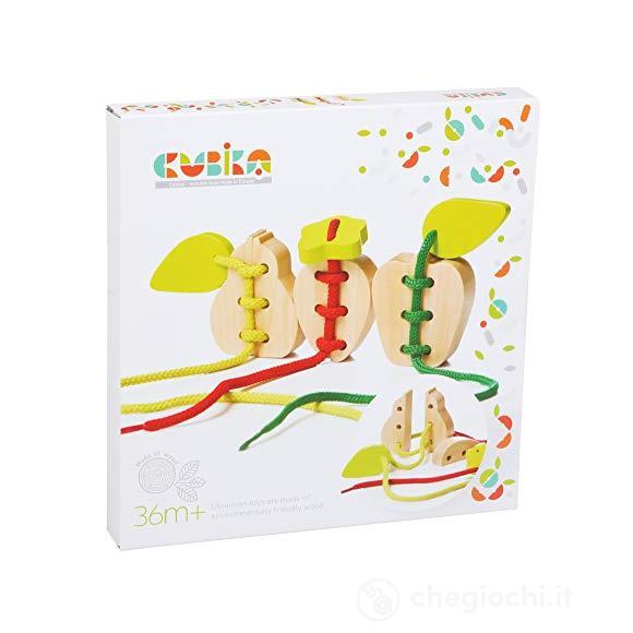 `Lacing Toy Set` In Legno - Frutta (14811)