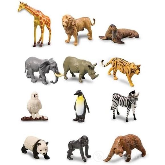 KidzLabs Kit di Scavo Animali Selvatici – 2 Figure Realistiche a Sorpresa
