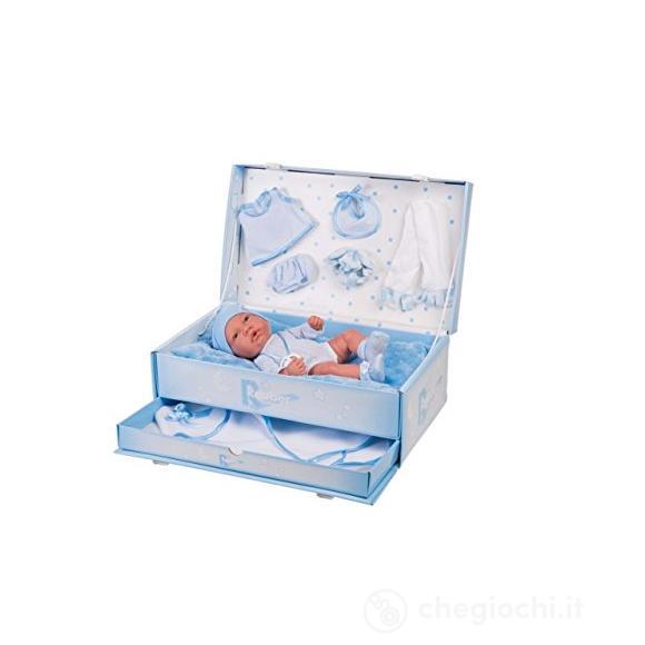 Bambolotto con Accessori Azzurro Cm34 3481