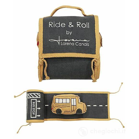 Set Ride & Roll School Bus - Bus + Pista