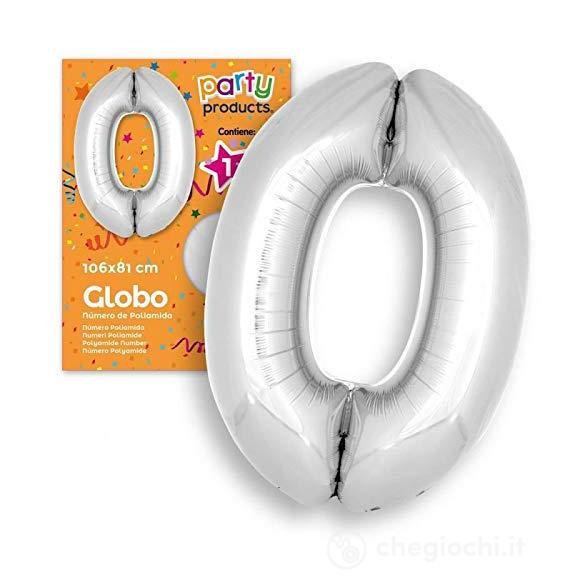 Palloncino N 0 Argento 106 X 81 Cm