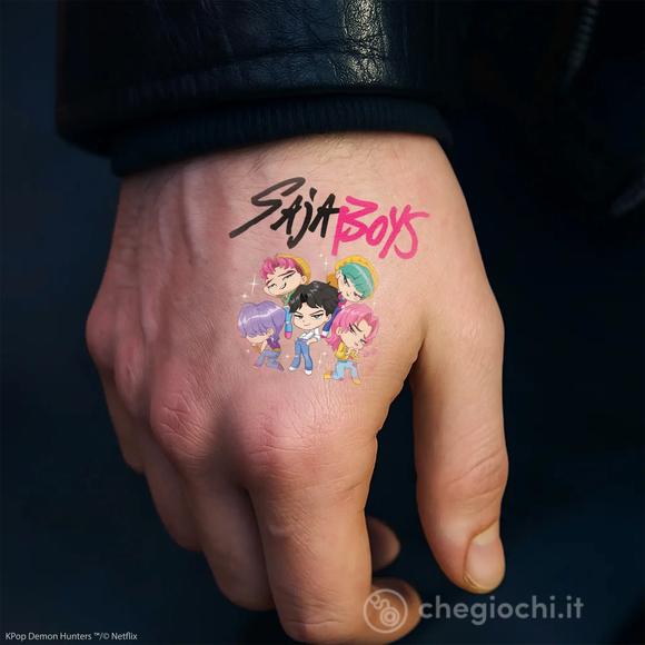 Kpop Demon Hunters Tattoo Stickers