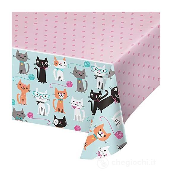 Creative Converting: Tc Pl Aop 6/1Ct 54X102 Purr-Fect Party