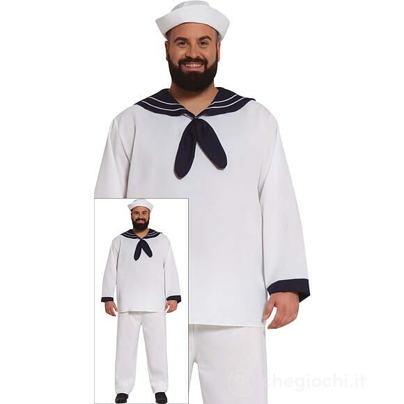 Costume Marinaio Blanco Adulti Taglia Xxl 56-58 (86488)