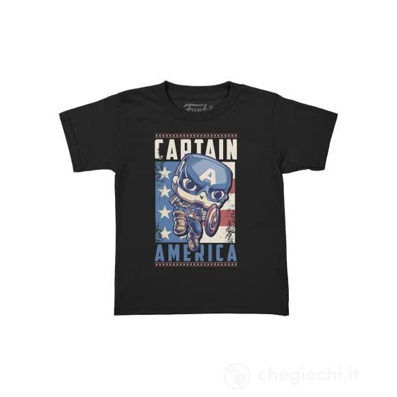 Marvel: Captain America - Pocket Pop & Tee Box - Captain America (T-Shirt S)