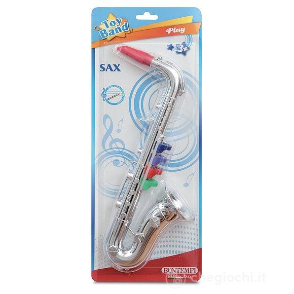 Sassofono cromato a 4 chiavi (323902)