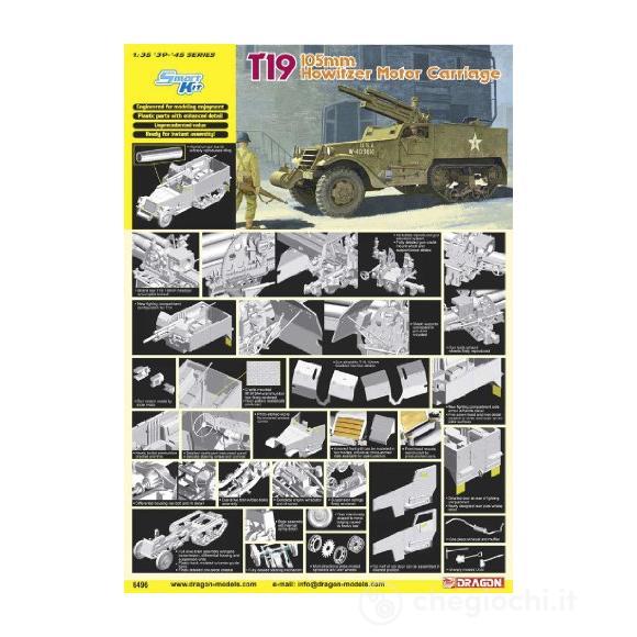 1/35 T19 105MM HOWITZER MOTOR CARRIAGE (DR6496)