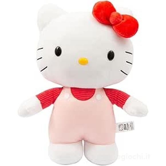 Hello Kitty Peluche Cm 30 Salopette Rosa