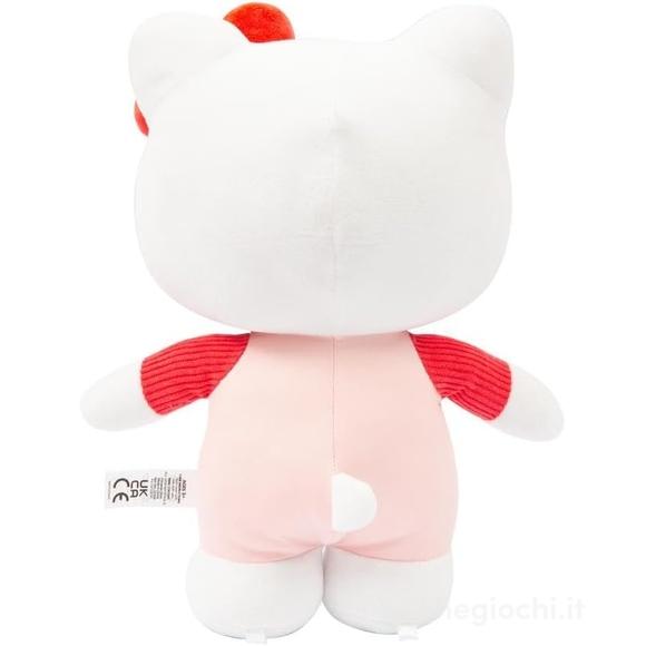 Hello Kitty Peluche Cm 30 Salopette Rosa