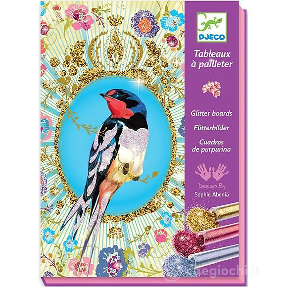 Glitter birds - Older ones - Tavole Glitter boards (DJ09501)