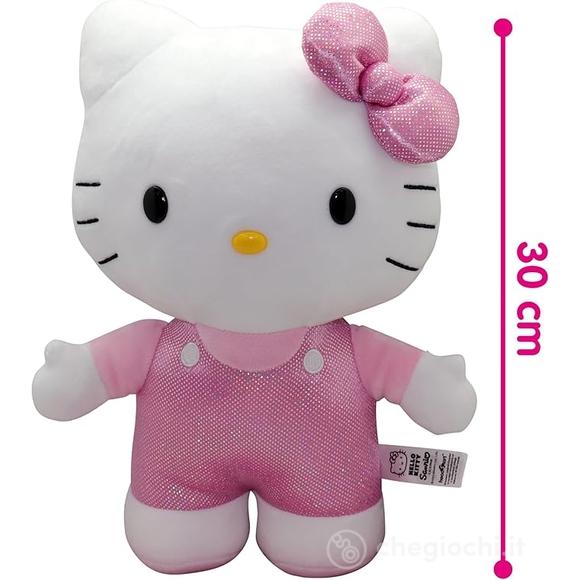 Hello Kitty Peluche Cm 30 - Pink Spot Sparkl