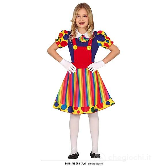 Costume Clown Bambina 10-12 Anni (77502)