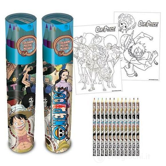 One Piece: Whole Cake Island Pencil Tube Set Matite Portamatite
