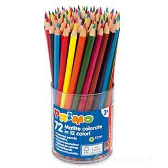 72 matite colorate in 12 colori