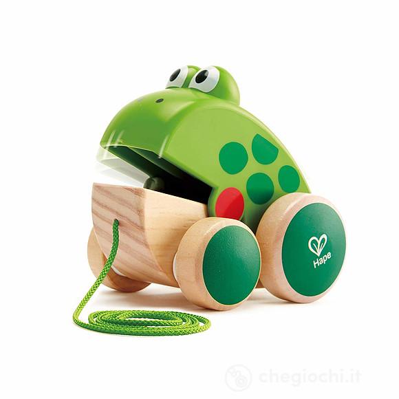Rana trainabile in legno (E0361)