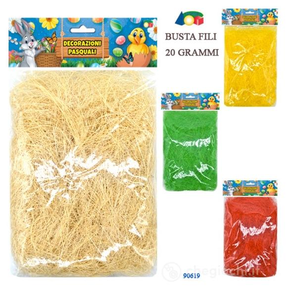 Busta Fili Di Sisal 20gr Ca Colori Assortiti (90619)