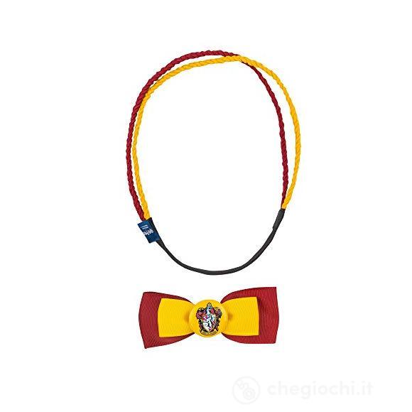 Hp Gryffindor Double Headband&Clip Set
