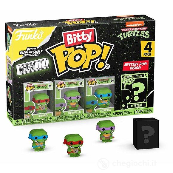 Teenage Mutant Ninja Turtles 8-Bit 4 personaggi (71510)
