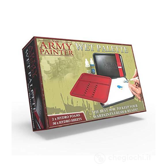 Tavolozza Umida Porta Pennelli 50 Strati e 2 Spugne per Pittura miniature - Army Painter Wet Palette