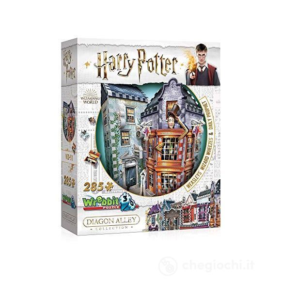 Harry Potter - 3D Puzzle 285 Pz - Diagon Alley Weasleys' Wizard Wheezes & Daily Prophet