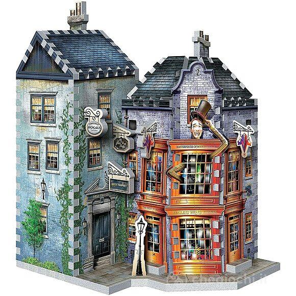 Harry Potter - 3D Puzzle 285 Pz - Diagon Alley Weasleys' Wizard Wheezes & Daily Prophet