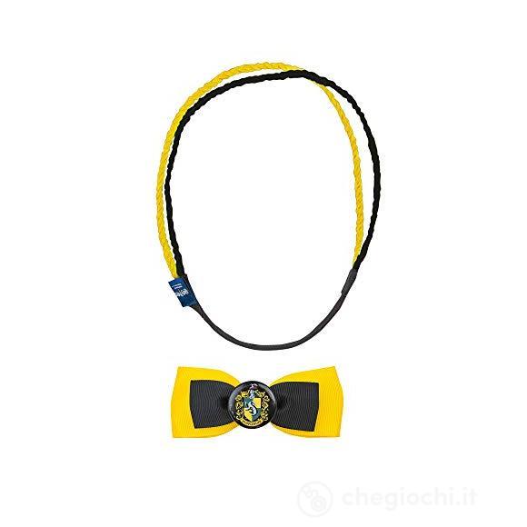 Hp Hufflepuff Double Headband&Clip Set