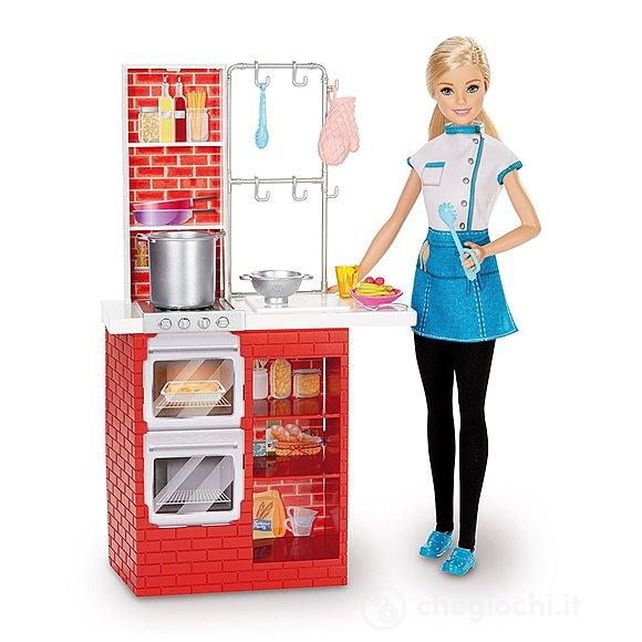Cucina Barbie + Barbie Cucina (GG00513)