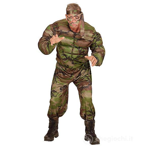 Costume Adulto Soldato Muscoloso XL