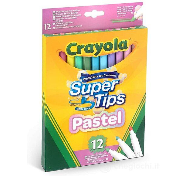 12 Superpunta Lavabili Colori Pastello (58-7515)