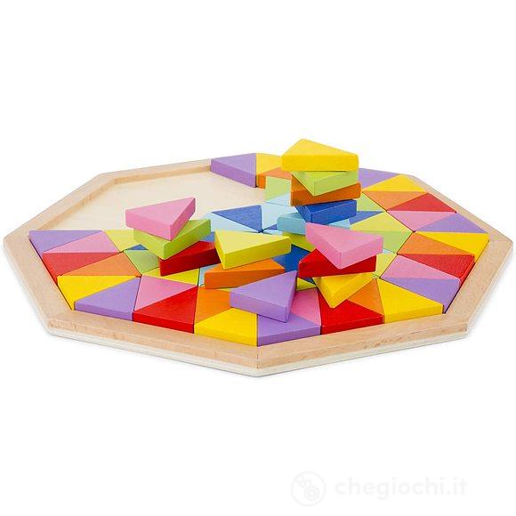 Puzzle ottagonale legno (10515)