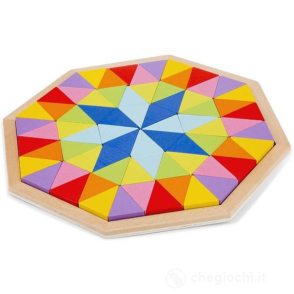 Puzzle ottagonale legno (10515)