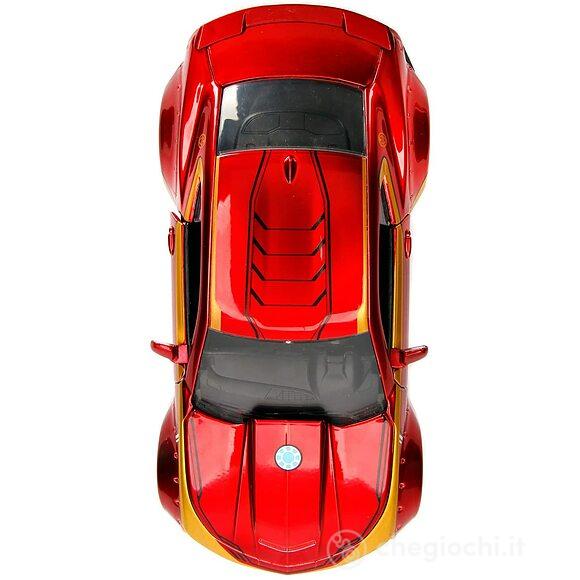 Marvel Iron Man Chevy Camaro Ss Del 2016 In Scala 1:24 Con Personaggio Di Iron Man  Die Cast