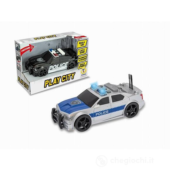 Play City - Macchina Polizia A Frizione Luci E Suoni (68519)