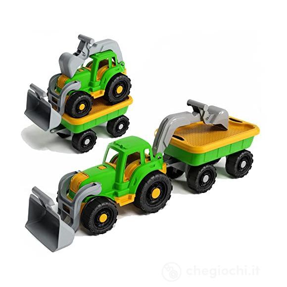 Trattore Earthmoving con carretto (1252)