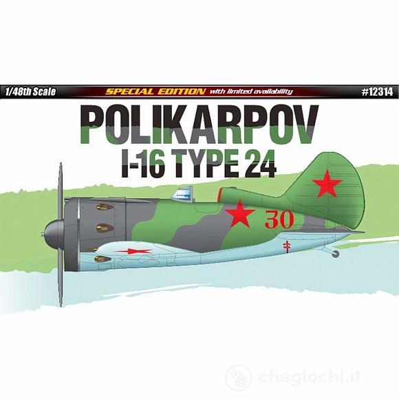 Aereo POLIKARPOV I-16 TYPE 24 1/48 (AC12314)