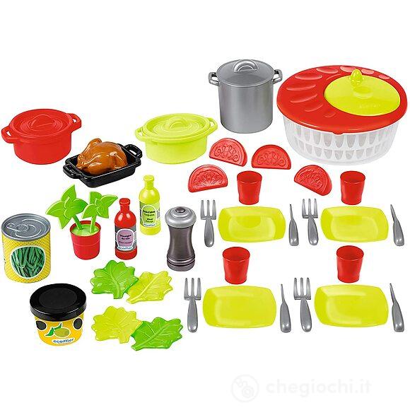 100% Chef Set Cucina con lava insalata e 43 accessori (7600002521)